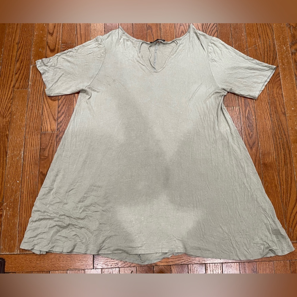 Vibe Light Gray Casual Dress